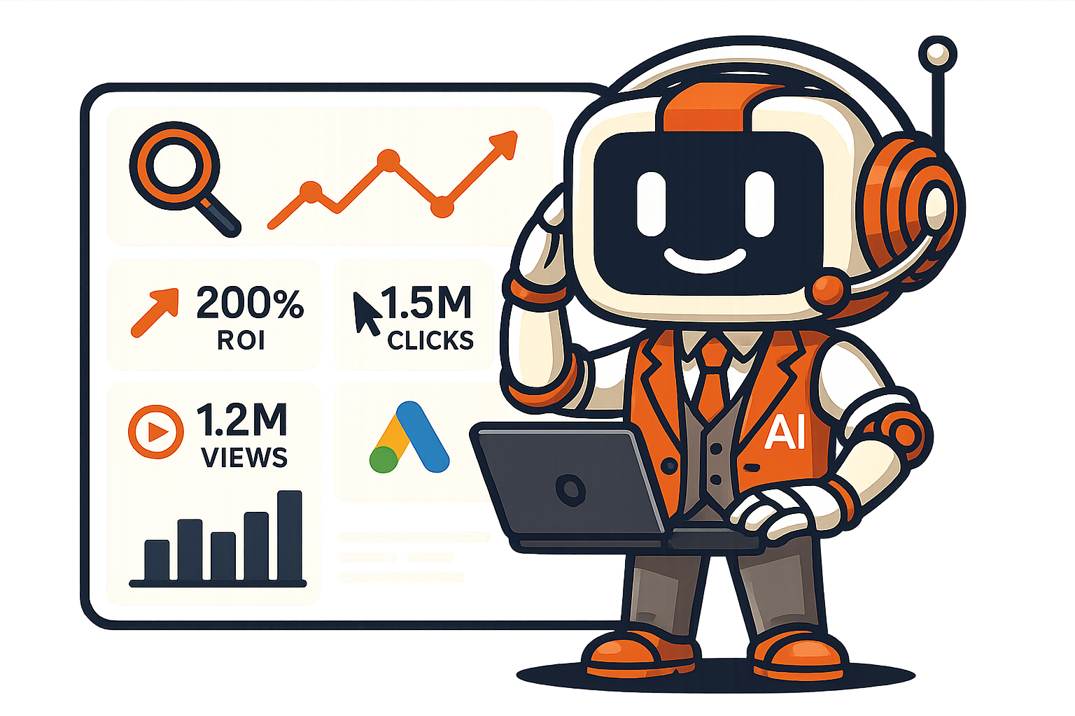 AI Marketing Illustration