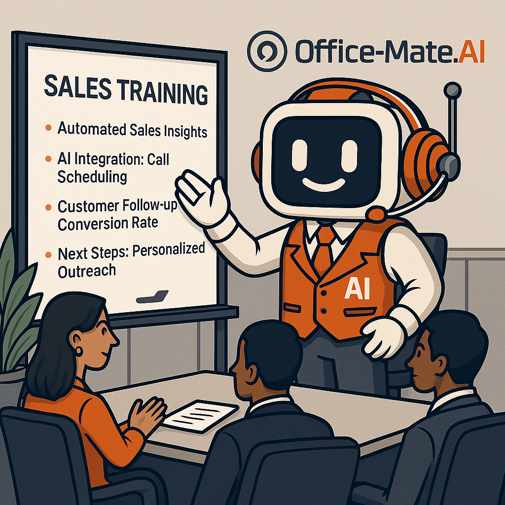AI Sales Training Illustration