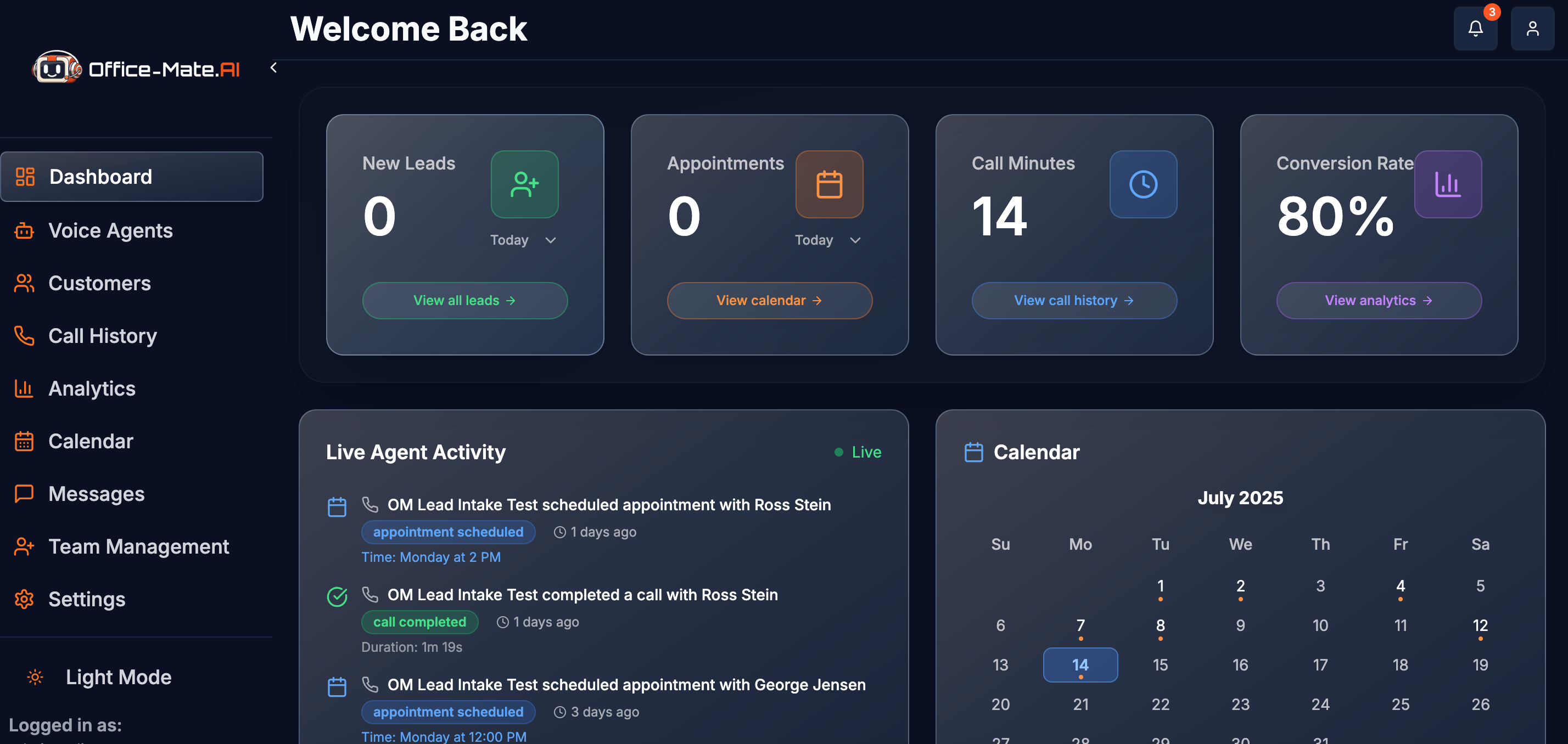 AI Dashboard